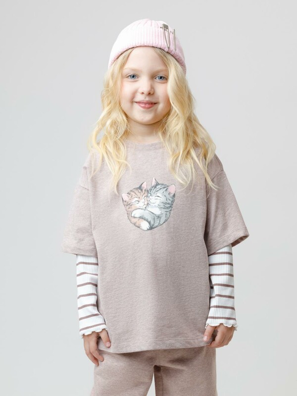 фуфайка (футболка) для дев